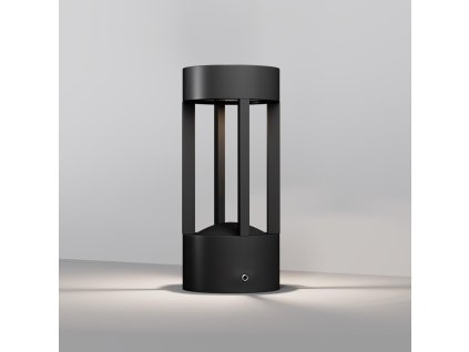Vonkajšie stĺpikové LED svietidlo VINT, 9W, v. 20 cm, CRI80, IP65