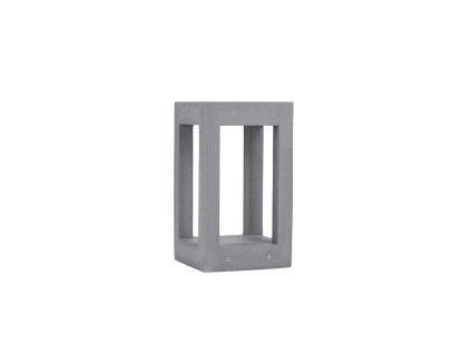 50474 venkovni sloupkove svitidlo bev sedy beton skleneny difuzor led 5w 3000k ip65