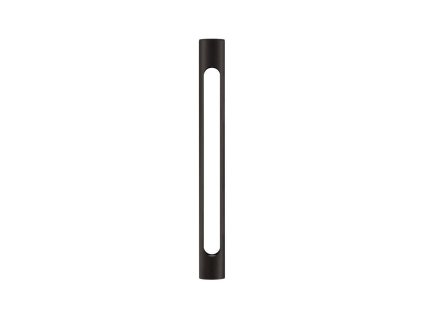 50936 venkovni sloupkove svitidlo ellery cerny hlinik a akryl led 12w 3000k ip65