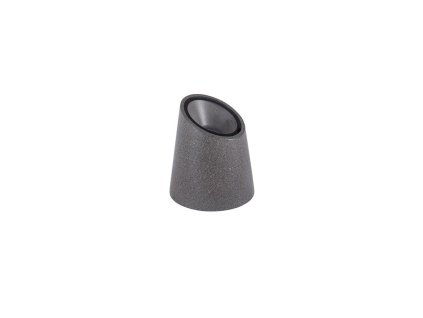 51116 venkovni sloupkove svitidlo fox tmave sedy piskovec skleneny difuzor gu10 1x7w ip65