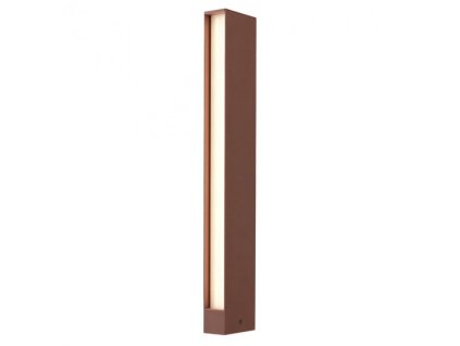 Venkovní sloupkové svítidlo TWIN v:600mm, dvojitý rozptyl (Barva hnědá)