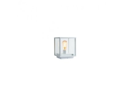 Venkovní sloupkové svítidlo VITRA v:24,5cm (Barva bílá)