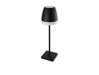 Vonkajšia stolná lampa COL, LED 2W 3000K IP54 62st. 5V DC vypínač na tele USB kábel (Farba Čierna)