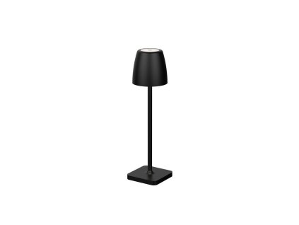 Vonkajšia stolná lampa COLT, LED 2W 3000K IP54 62st. 5V DC vypínač na tele USB kábel stmievateľné (Farba Čierna)