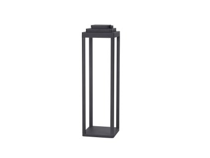 Vonkajšia stolná lampa FIGI antracitový hliník LED 2W 3000K 5V, IP65 dotykový vypínač / batéria / USB kábel / stmievateľné