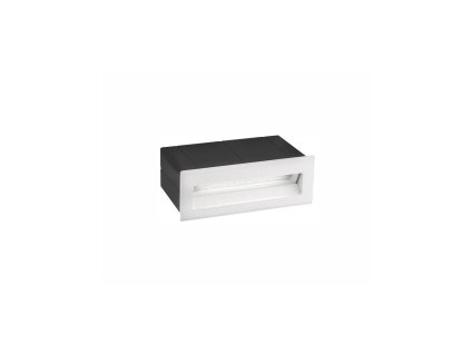 51647 4 venkovni zapustene svitidlo do zdi krypton bila led 3w 3000k 17st ip54