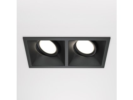 Vstavané svietidlo DOT, 50W, d. 17,3 cm, 2xGU10 (Farba Čierna)