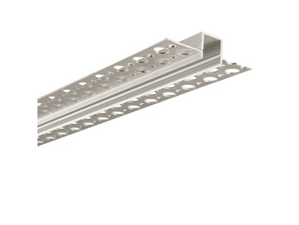 Vstavaný hliníkový profil AG pre sadrokartón pre LED pásky (Veľkosť 2 m, Farba Strieborný)