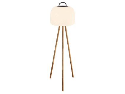 Vyššia trojnožka k lampe Kettle - hnedé odtiene, drevo