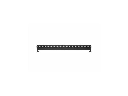 WALL WASHER RGB čierny hliník a sklo LED Chip Epistar 36W DC24V nastaviteľné 30st. IP67 Max Power 300W