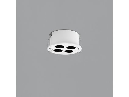 Zapuštěné LED bodové svítidlo INVISIBLE, ⌀ 85 mm, 9W, CRI90 (Barva Černá, Stmívání, řízení TRIAC)