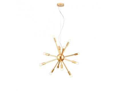 Závěsná lampa Stellar, 12x E14 (Barva zlatá)
