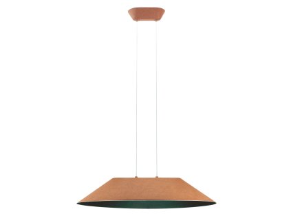 Závesné akustické LED svietidlo AKIRA ø 750mm, 12W (Farba Kávová-sivá, Teplota světla 3000K - teplá biela)