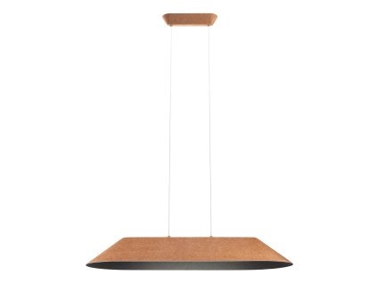 Závesné akustické LED svietidlo AKIRA š: 1090mm, 23,5W (Farba Kávová-sivá, Teplota světla 3000K - teplá biela)