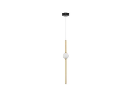 47444 zavesne led svitidlo acrobat cerna a zlata 13 5w 3000k stmivatelne