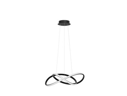 47516 2 zavesne led svitidlo amara cerny hlinik a akryl 28w 3000k