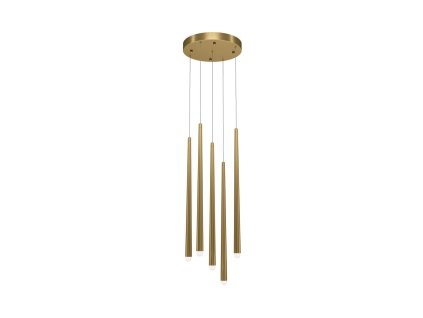 Závesné LED svietidlo CASCADE, 31W, Ø 32 cm, CRI80 (Farba Čierna)