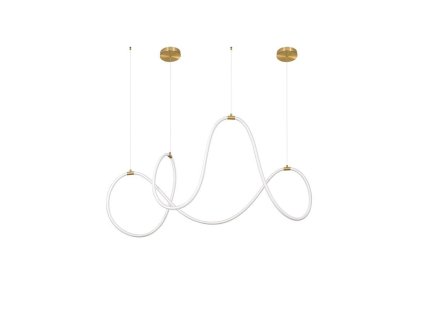 Závesné LED svietidlo CERELIA, d. 150 cm 57W 3000K stmievateľné