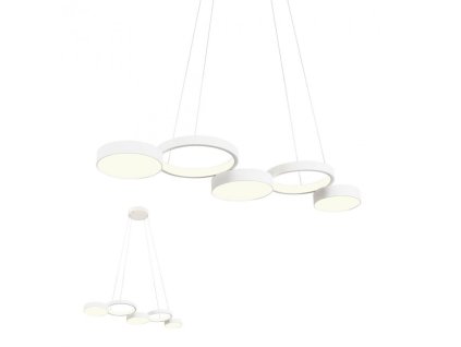Závěsné LED svítidlo Cronos, délka 95cm (Barva bílá)