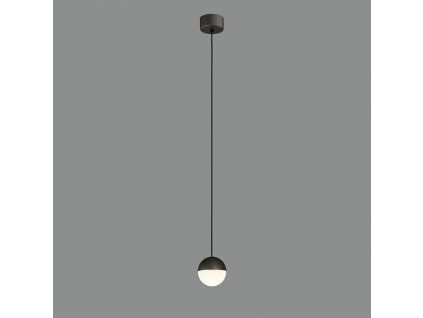 Závesné LED svietidlo CUSTO, v. 180 cm, 5W, CRI90, CCT switch 2700-3000K (Farba Čierna, stmievanie ON/OFF (bez stmívání))