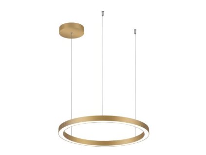 Závesné LED svietidlo DARA ø 58 cm, zlaté, 3000-4000K (stmievanie ZAPNUTIE/VYPNUTIE, diaľkový ovládač Bez diaľkového ovládača)