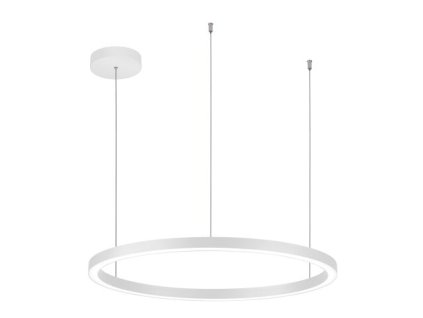 Závesné LED svietidlo DARA ø 78 cm, biele, 3000-4000K (stmievanie ZAPNUTIE/VYPNUTIE, diaľkový ovládač Bez diaľkového ovládača)