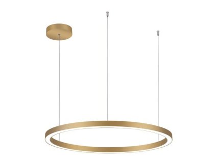Závesné LED svietidlo DARA ø 78 cm, zlaté, 3000-4000K (stmievanie ZAPNUTIE/VYPNUTIE, diaľkový ovládač Bez diaľkového ovládača)