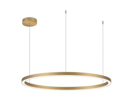 Závesné LED svietidlo DARA ø 98 cm, zlaté, 3000-4000K (stmievanie ZAPNUTIE/VYPNUTIE, diaľkový ovládač Bez diaľkového ovládača)