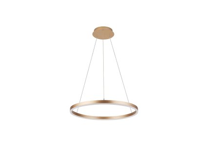 Závesné LED svietidlo DONA ø 40 cm, zlaté (stmievanie ON/OFF (bez stmívání))