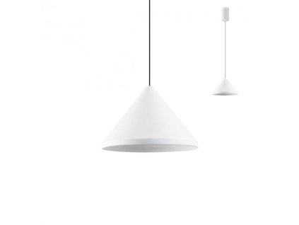 Závěsné LED svítidlo Eiko, ø24cm (Barva bílá)
