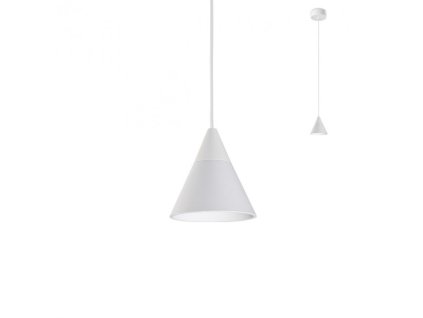 Závěsné LED svítidlo Eiko, ø7,2cm (Barva bílá)