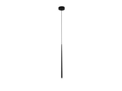 48074 zavesne led svitidlo giono cerny hlinik a akryl 1x3w 3000k