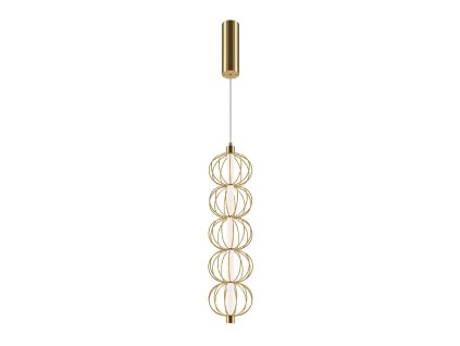 Závesné LED svietidlo GOLDEN CAGE, 17W, Ø 13,9 cm, CRI80