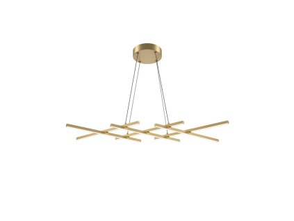Závesné LED svietidlo HALO, 40W, d. 103,5 cm, CRI80 (Farba Čierna)