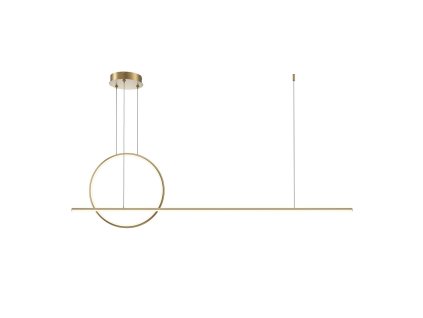 Závesné LED svietidlo HALO, 40W, d. 143 cm, CRI80