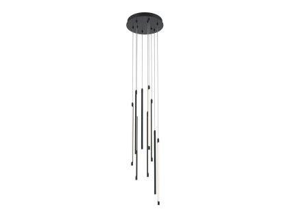 Závesné LED svietidlo LIGHT STICK, 46W, Ø 35 cm, CRI80, stmievateľné (Farba Čierna)