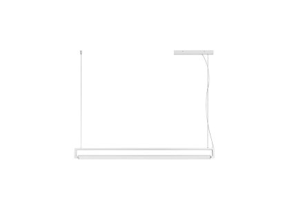 48230 zavesne led svitidlo line bila hlinik a akryl rotacni 38w 3000k