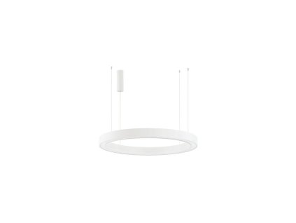Závesné LED svietidlo MORBIDO, ø 100cm, 80W, 2700K-4000K vr. diaľkového ovládania stmievateľné Tuya (Farba Biela)