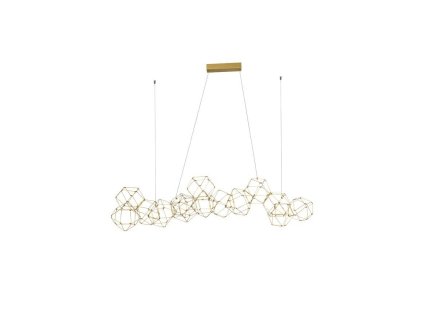 48356 zavesne led svitidlo nebula zlaty kov 67 2w 3000k