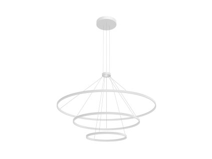 Závesné LED svietidlo ORBIT ø120/ø80/ø40 cm, 3000K, 3 kruhy (Farba Biela, stmievanie DALI)