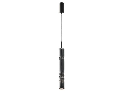 Závesné LED svietidlo ORDO, 8W, Ø 8 cm, CRI80 (Farba Čierna)