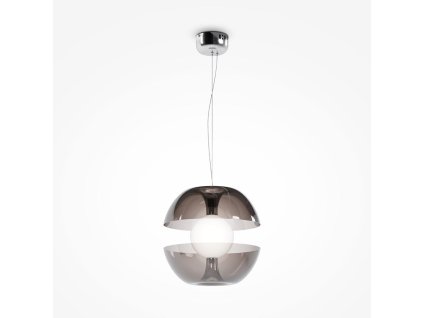 Závesné LED svietidlo REBEL, 6W, Ø 30,2 cm, CRI80 (Farba Chróm)