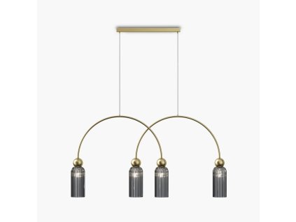 73757 zavesne svitidlo antic e14x4 40w mod302pl 04gr maytoni