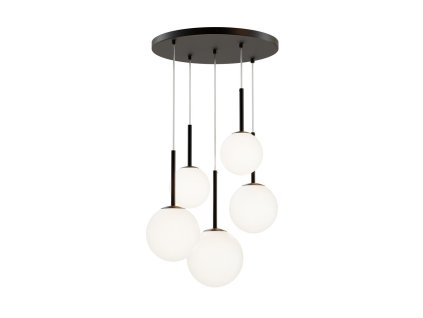 Závesné svietidlo BASIC, 5xE14, Ø 45 cm