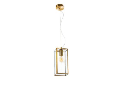 51068 zavesne svitidlo flavio anticky kov mosaz cire sklo e27 1x12w