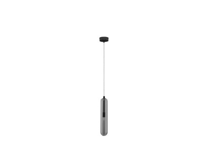 51428 zavesne svitidlo gustave kourove sede sklo a matna cerna g9 1x5w