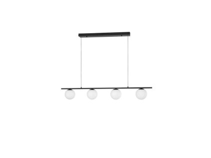 51593 zavesne svitidlo joline cerny kov a hlinik bile opalove sklo led 32w 3200k
