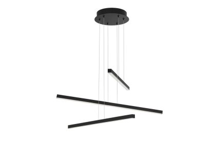 51728 zavesne svitidlo lior cerny hlinik a akryl led 40w 3000k