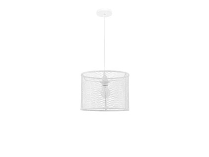 51944 4 zavesne svitidlo net bila hlinik bila kabel e27 1x12w