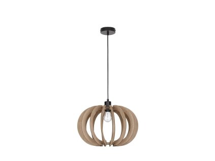 Závesné svietidlo OTTOLINE, drevo E27 1x12W (Farba Biela)